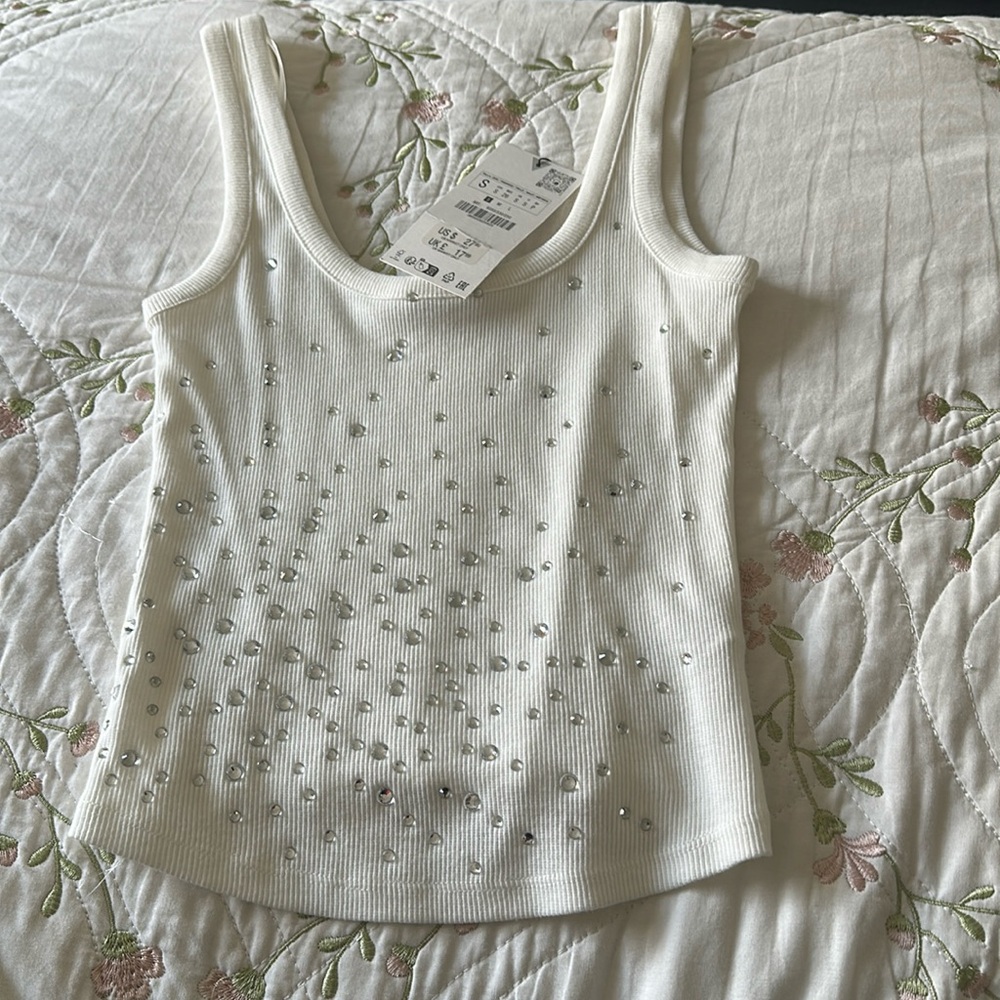 Zara embellished top